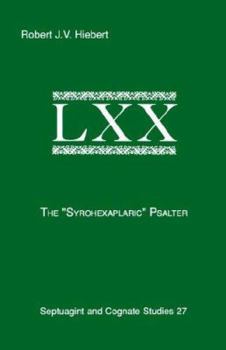 Paperback The Syrohexaplaric Psalter Book