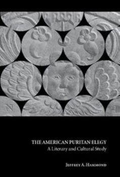 Hardcover The American Puritan Elegy Book