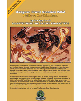 Paperback Dungeon Crawl Classics #35a Mini: Halls of the Minotaur Book