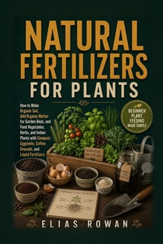 Natural Fertilizers for Plants: How to Make Organic Soil, Add Organic Matter for Garden Beds, and Feed Vegetables, Herbs, and Indoor Plants with ... Coffee Grounds, and Liquid Fertilizers