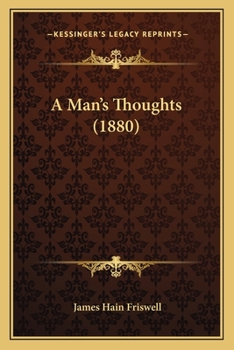 A Man's Thoughts