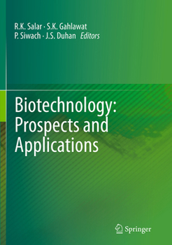 Paperback Biotechnology: Prospects and Applications Book