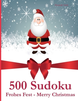 Paperback 500 Sudoku Frohes Fest - Merry Christmas [German] Book