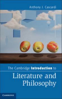 Paperback The Cambridge Introduction to Literature and Philosophy Book