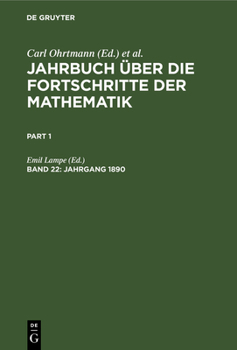 Hardcover Jahrgang 1890 [German] Book