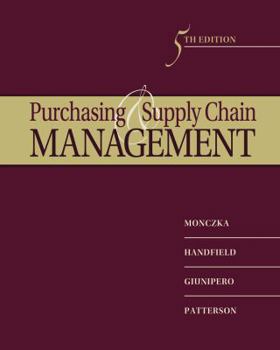 Hardcover Purchasing and Supply Chain Management Book