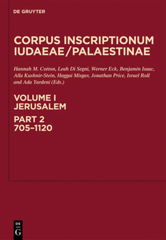 Hardcover Jerusalem: 705-1120 Book