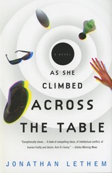 Paperback As She Climbed Across the Table Book