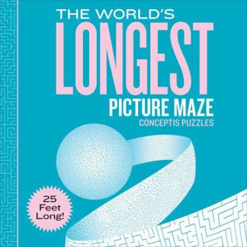Hardcover The World's Longest Picture Maze Book