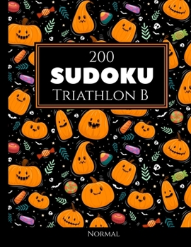 Paperback 200 Sudoku Triathlon B normal Vol. 9: com soluções e quebra-cabeças bônus [Portuguese] Book