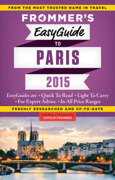 Paperback Frommer's EasyGuide to Paris 2015 Book