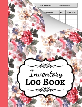 Paperback Inventory Log Book: Ledger / Keeper / Accounting / Tracking Sheets / Record / Tracking Book / Organizer Book