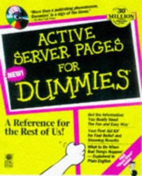 Paperback Active Server Pages for Dummies [With *With Cheatsheet] Book