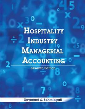 Paperback Hospitality Industry Managerial Accounting with Answer Sheet (Ahlei) Book