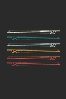 Violin Bow Retro: Violins Notebook, Graph Paper (6" x 9" - 120 pages) ~ Musical Instruments Themed Notebook for Daily Journal, Diary, and Gift