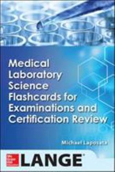 Hardcover Medical Laboratory Science Flash Cards for Examinations and Certification Review Book