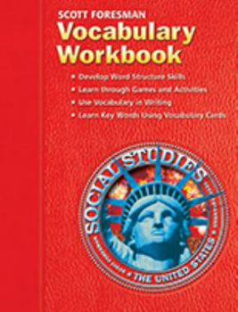 Paperback Social Studies 2005 Vocabulary Workbook Grade 5 the United States Book