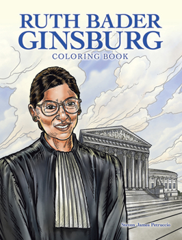 Paperback Ruth Bader Ginsburg Coloring Book: A Tribute to Us Supreme Court Justice Rbg Book