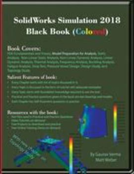 Paperback SolidWorks Simulation 2018 Black Book (Colored) Book