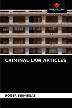 Paperback Criminal Law Articles Book