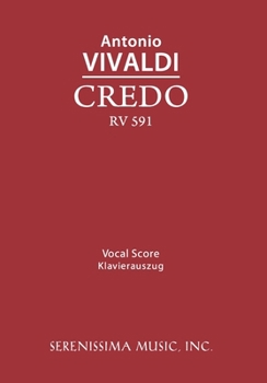Credo in E Minor, RV 591: Vocal Score