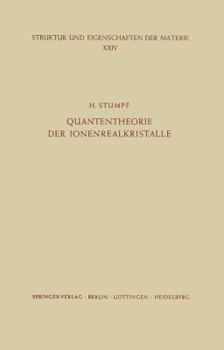 Paperback Quantentheorie Der Ionenrealkristalle [German] Book