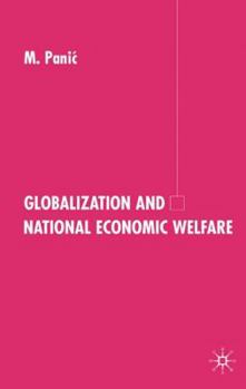 Hardcover Globalization and National Economic Welfare Book