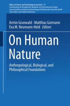 Paperback On Human Nature: Anthropological, Biological, and Philosophical Foundations Book