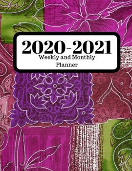 2020-2021 Weekly and Monthly Planner: 30 Dec , 2019 to Dec 31 , 2021 Weekly & Monthly View Planner + Calendar Scheldule + Floral ....December 2021