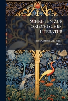 Paperback Schriften Zur Griechischen Literatur Book