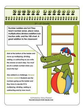Paperback Number Ladders (add/subtract/multiply/divide) Book