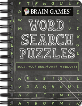 Spiral-bound Brain Games - To Go - Word Search Puzzles (Chalkboard) Book