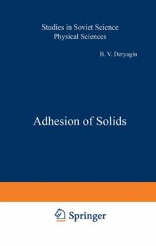 Paperback Adhesion of Solids Book