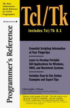 Paperback TCL/TK Programmer's Reference Book