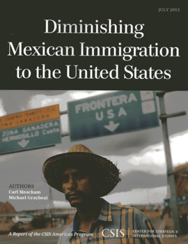 Paperback Diminishing Mexican Immigration to the United States Book