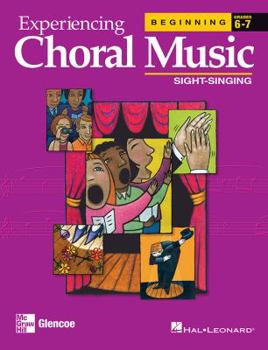 Paperback Experiencing Choral Music, Beginning Sight-Singing Book