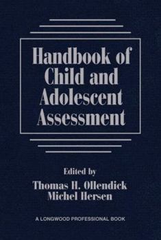 Hardcover Handbook of Child and Adolescent Assessment Book