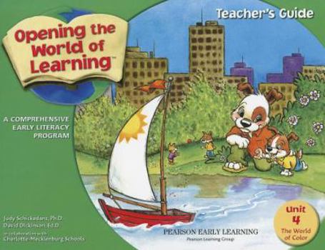 Spiral-bound Opening the World of Learning: The World of Color, Unit 4: A Comprehensive Early Literacy Program Book