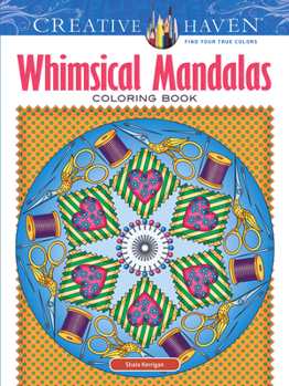 Paperback Creative Haven Whimsical Mandalas Coloring Book