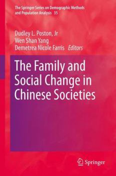 Hardcover The Family and Social Change in Chinese Societies Book