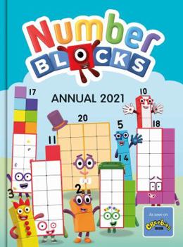 Hardcover Numberblocks Annual 2021 - as seen on CBeebies! (Learn to count from 1 to 20 with maths puzzles, games and Numberblocks episodes) Book