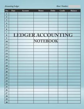 Ledger Accounting Notebook : General Ledger Accounting Book, Journal Entries Notebook with Columns for Date, Account, Momo, Debit, and Credit. Paper Book Pad, 8. 5 X 11 Inches, 120 Pages