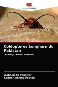 Paperback Coléoptères Longhorn du Pakistan [French] Book