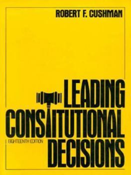 Paperback Leading Constitutional Decisions Book