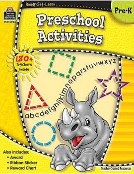 Paperback Ready-Set-Learn: Preschool Activities Book