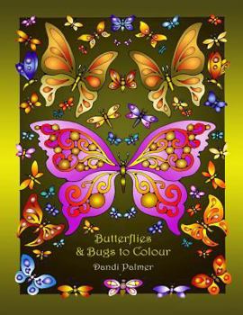 Paperback Butterflies and Bugs to Colour Book