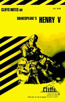 Paperback Cliffs Notes on Shakespeare's Henry V Book