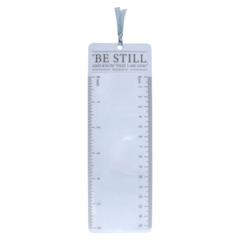 Misc. Christian Art Gifts Magnifying Bookmark: Be Still - Psalm 46:10 Book