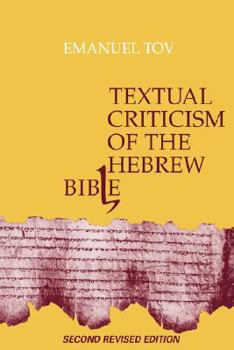 Hardcover Textual Criticism Hebrew Bible Book