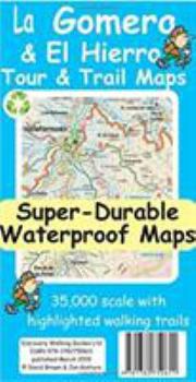 Map La Gomera & El Hierro Tour & Trail Super-Durable Maps Book